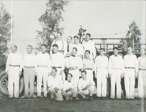 Lemoore Volunteer Fire Department gets started on its second hundred years An undated photo of members of the Lemoore Volunteer Fire Department.